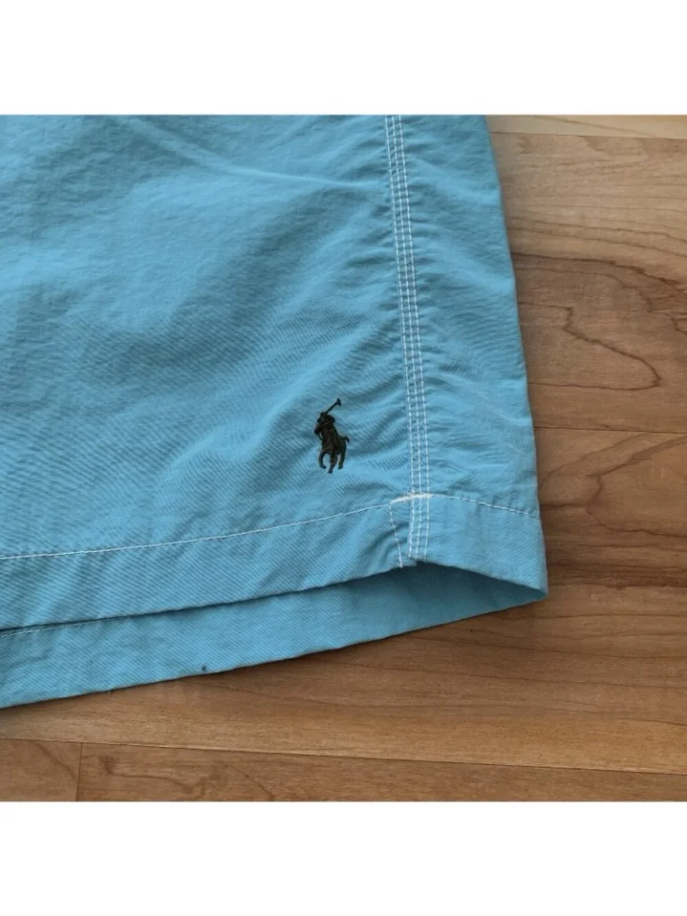 Polo Ralph Lauren Mesh Lined Cargo Swim Board Shorts Men’s 2XLT Aqua Blue - Picture 4 of 11